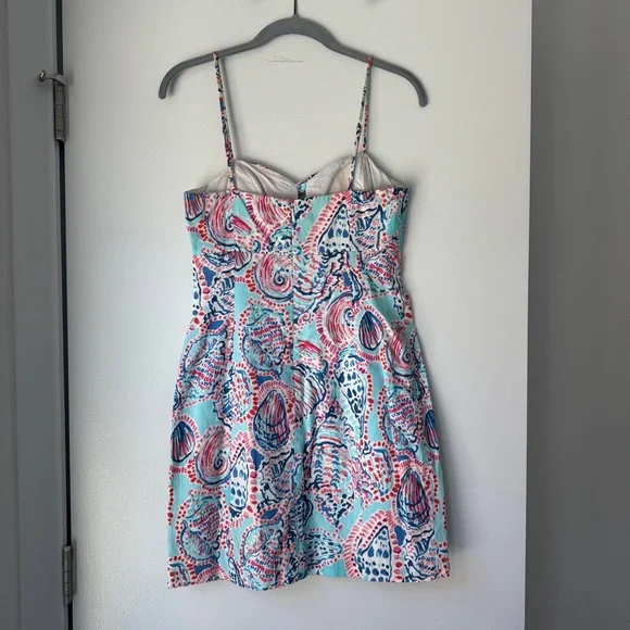 Lilly Pulitzer Mini Dress -Shell Pattern - Size 6 - Picture 3 of 6